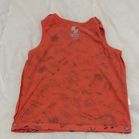 The Children’s Place Dinosaur Print Coral Tank Top - Picture 14 of 16
